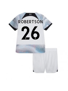 Liverpool Andrew Robertson #26 Auswärts Trikotsatz für Kinder 2022-23 Kurzarm (+ Kurze Hosen)